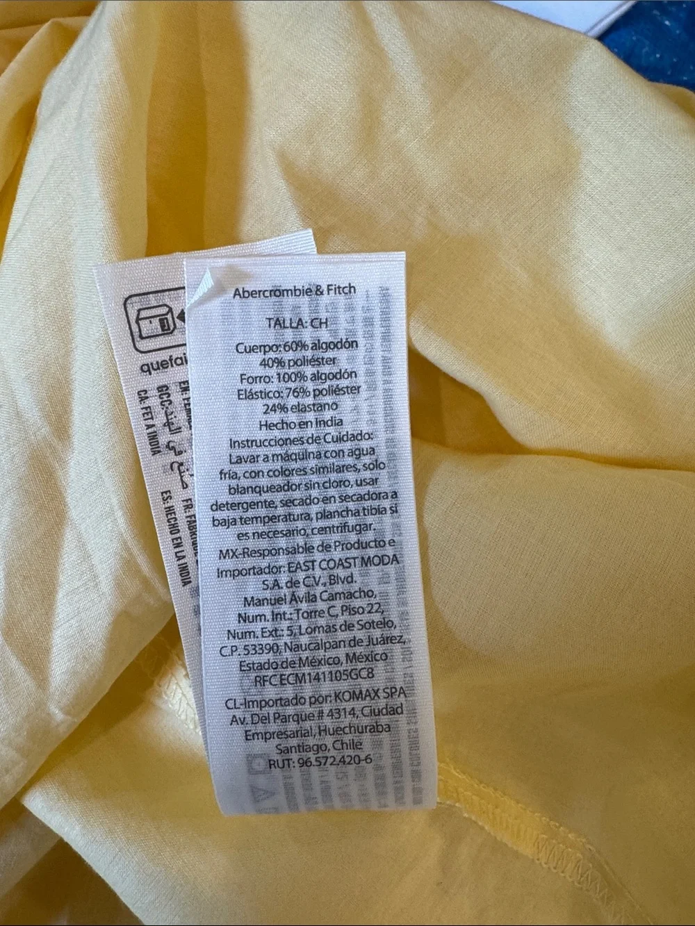 Abercrombie & Fitch Yellow Smocked Spaghetti-Strap Maxi Dress Small Tall MK1326